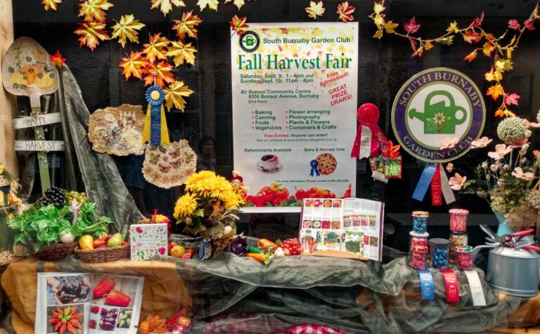 Fall Harvest Fair - South Burnaby Garden Club